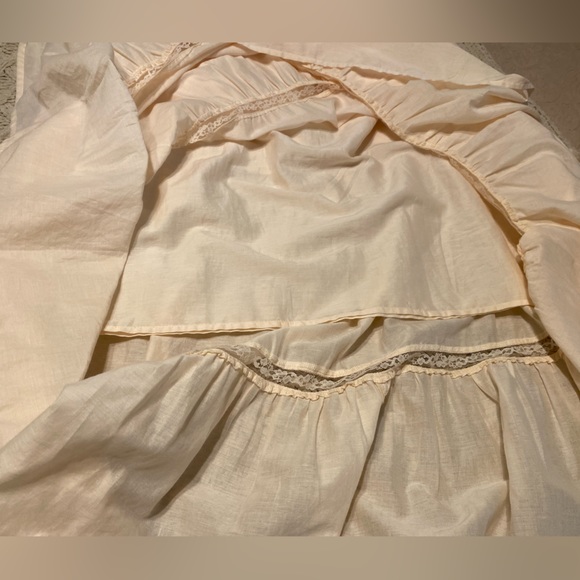 BAND OF THE FREE KAVYA LIGHT TEA LATTICE MAXI DRESS - Picture 15 of 16